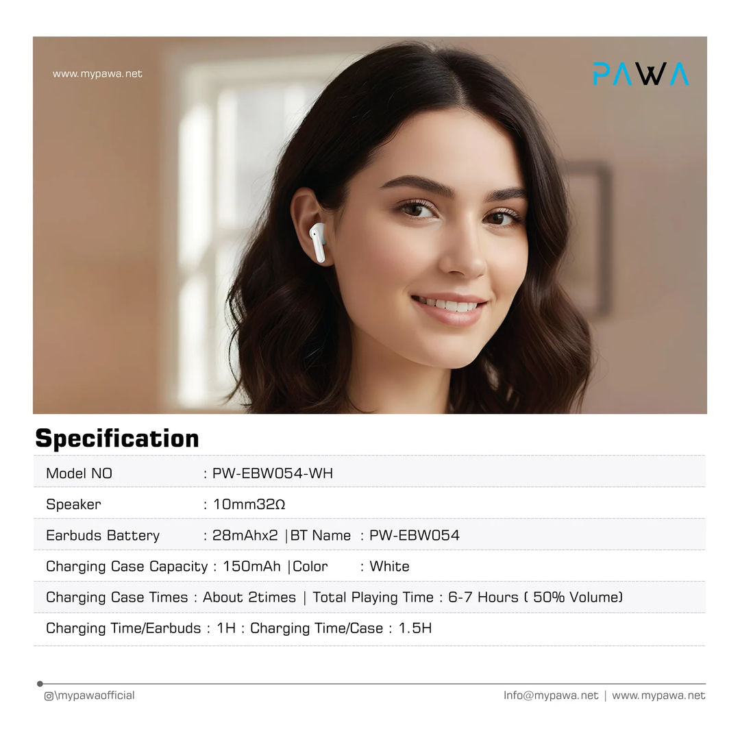 Pawa Waves Lite Wireless Earbuds