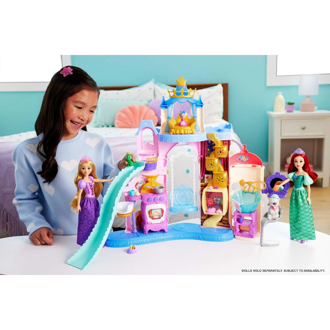Disney Princess Pet Palace Playset, 20+ Pieces, For Age 3+ Years