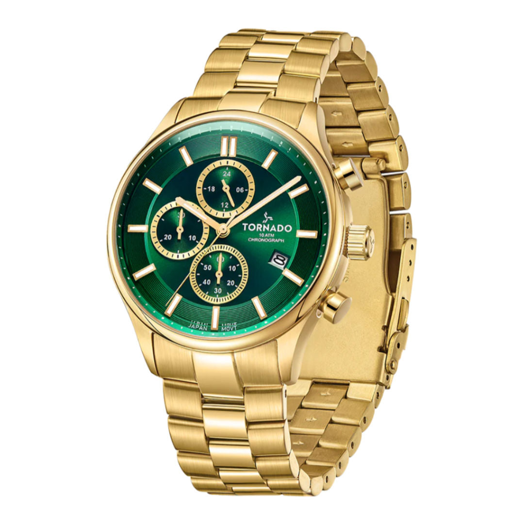 Tornado Men's Celestia Elite Analogue Chronograph Watch, 42mm