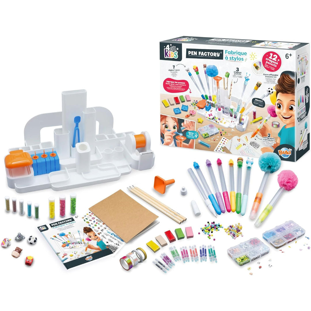 Buki France 4 All Kids Pen Factory Activity Kit, 6+ Years