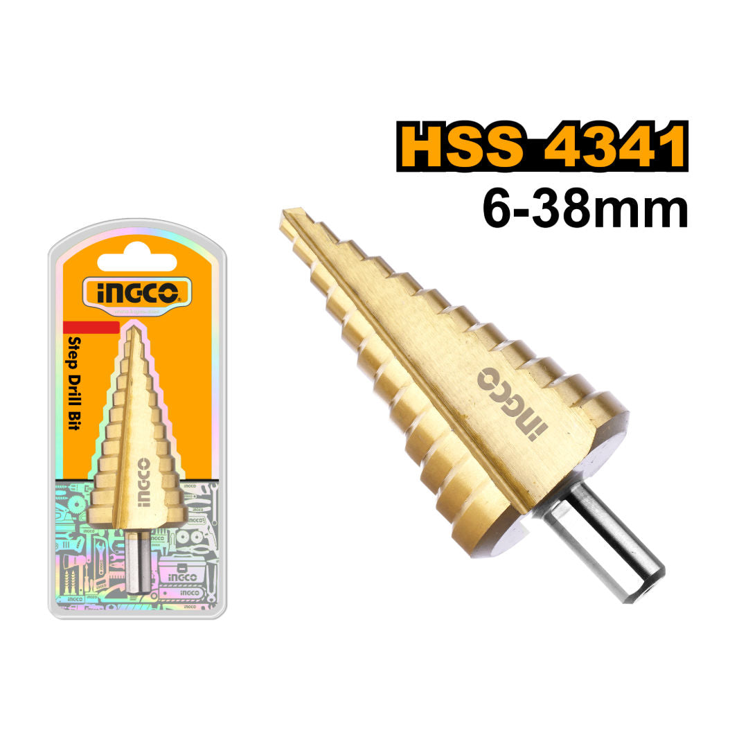 INGCO Step Drill Bit, 6-38 mm