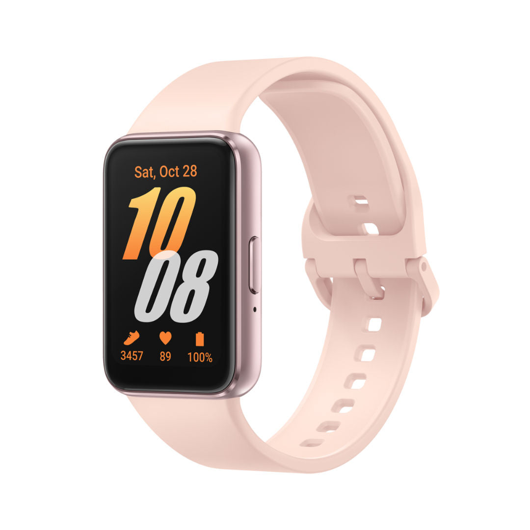 Samsung Galaxy Fit3 Smart Band, 1.6" AMOLED Display, Pink Gold, Bluetooth 5.3, SM-R390NIDAMEA