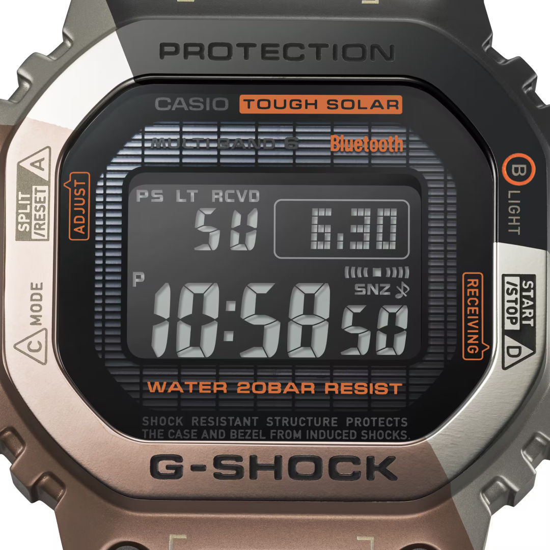 Casio G-SHOCK Titanium Digital Watch with Bluetooth & Tough Solar, GMW-B5000TVB-1D
