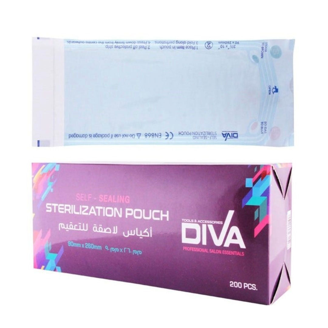 Diva Sterilizing Pouch Self-Sealing, 1X200 Pieces