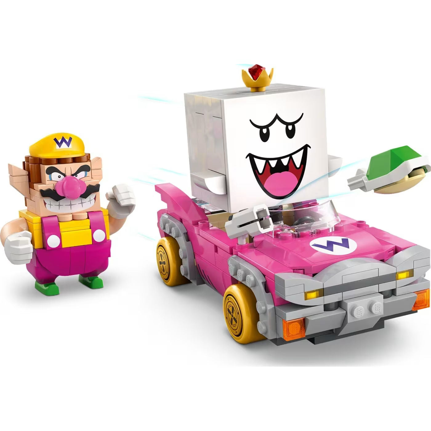LEGO Super Mario Kart Wario & King Boo Building Set for Ages 8+, 512 Pieces