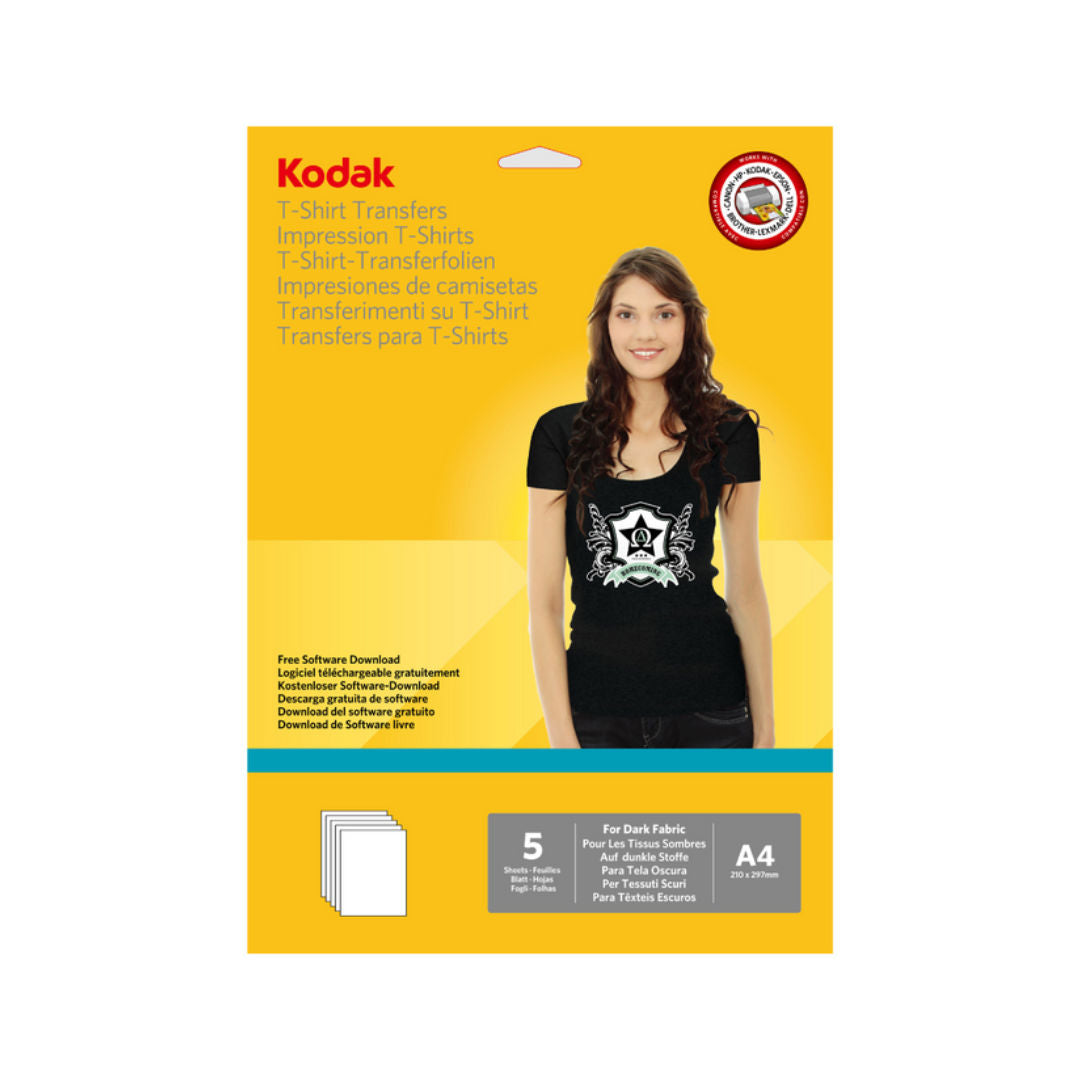 Kodak A4 T-Shirt Transfer Paper 5sheets