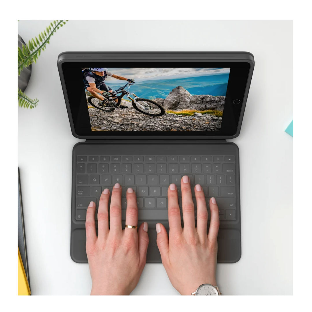 logitech Rugged Folio, Military Grade Protection, Sealed Keyboard