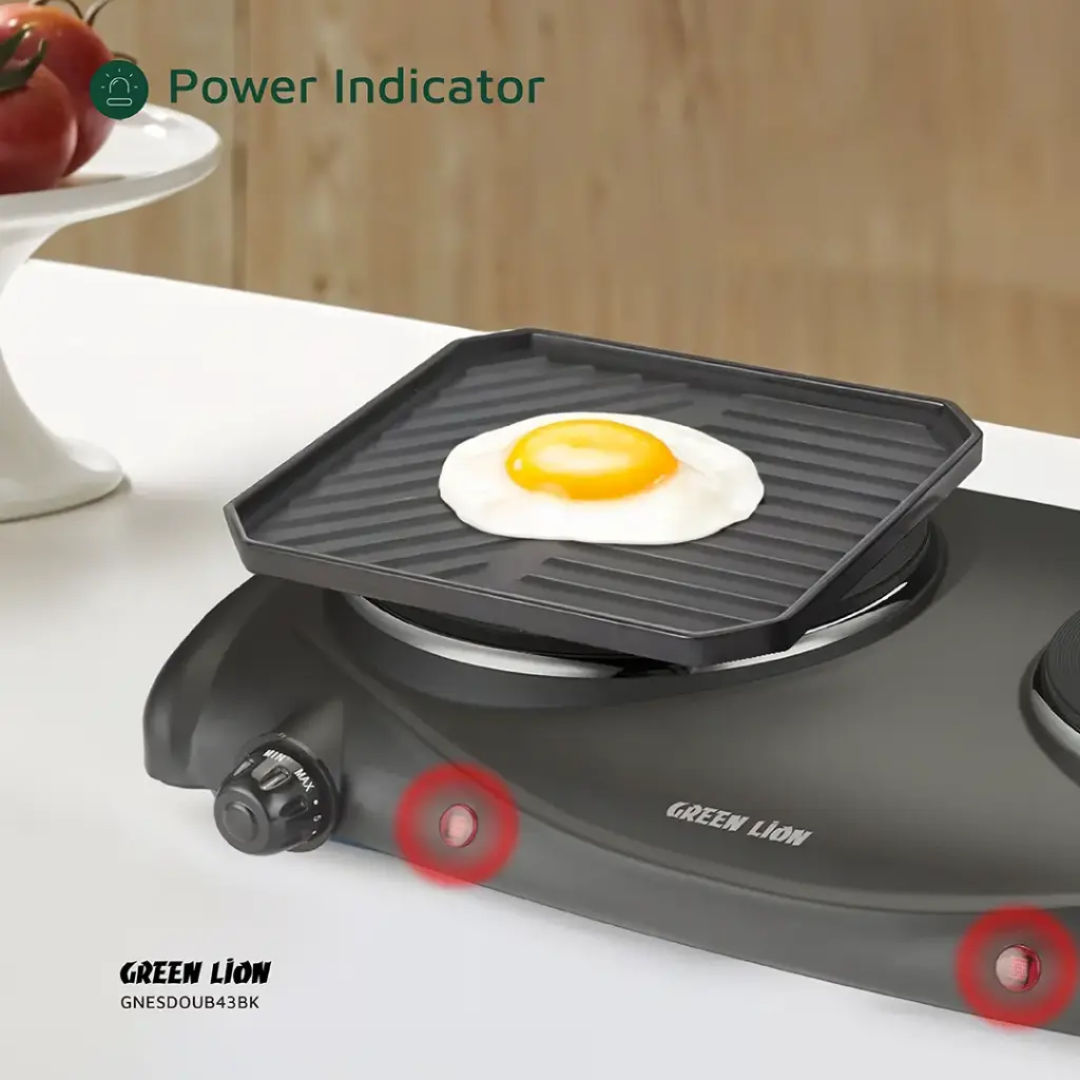 Green Lion Electric Stove, Black