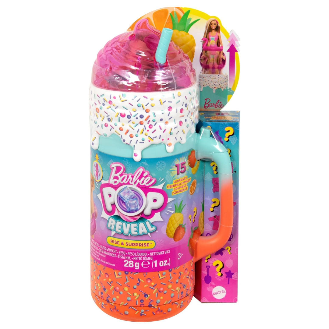 Barbie POP Reveal Rise & Surprise Fruit Series Doll, 3+  Years