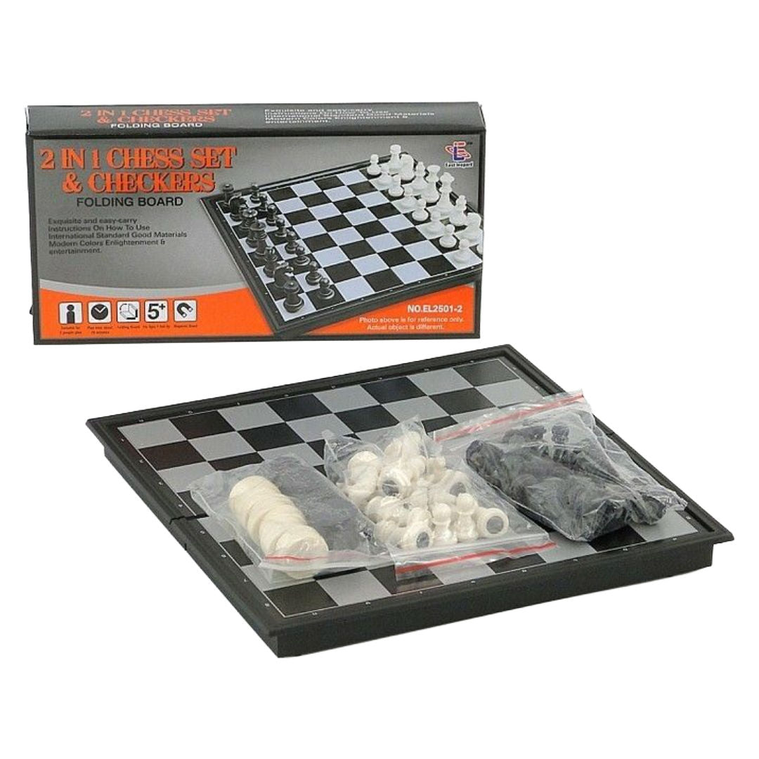 RSC Chess & Checkers Folding Board, P18-582