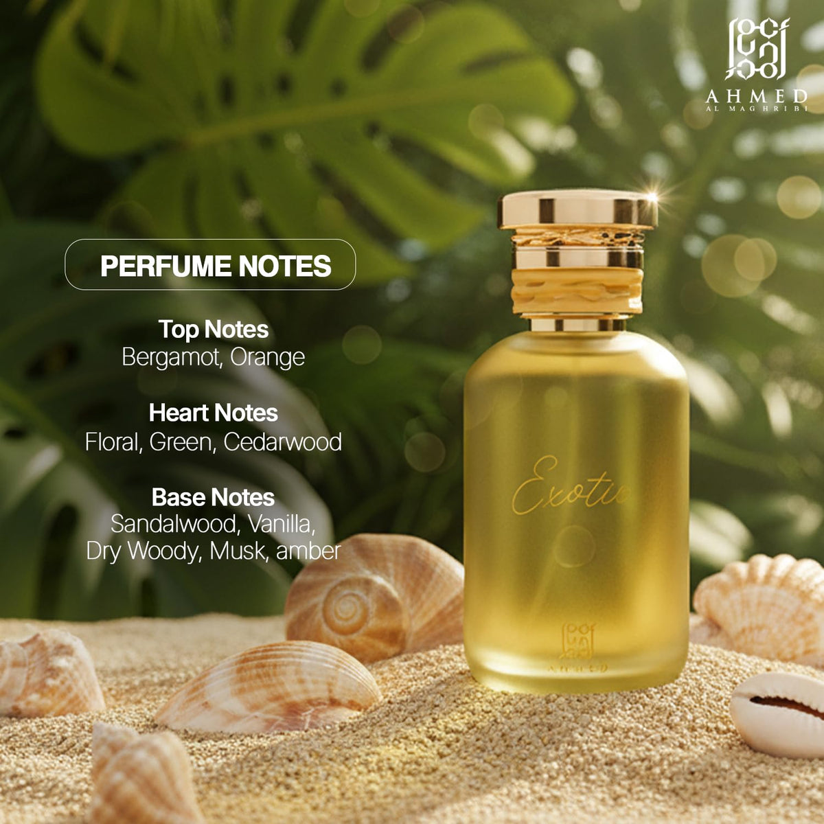 Ahmed Al Maghribi Exotic Long Lasting Eau De Parfum For Unisex, 100ml