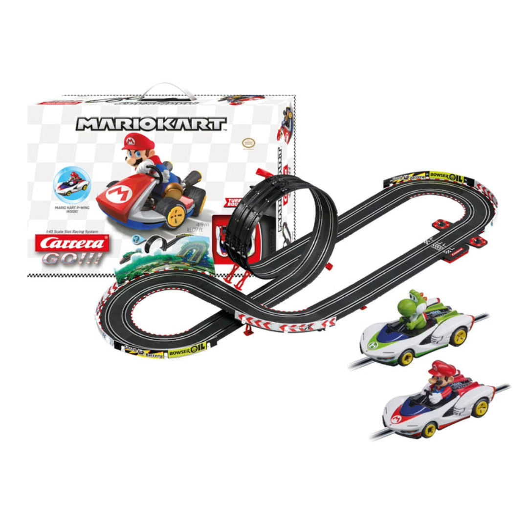 Carrera GO Super Mario Mario Kart P Wing Track Set, 6+ years