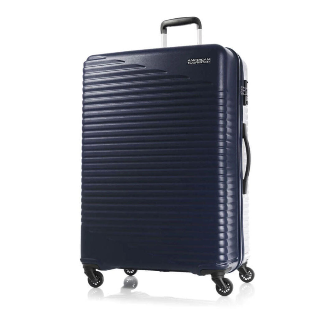 American Tourister Sky Park Hard Large Check-in Luggage Trolley Bag, 78cm, Blue
