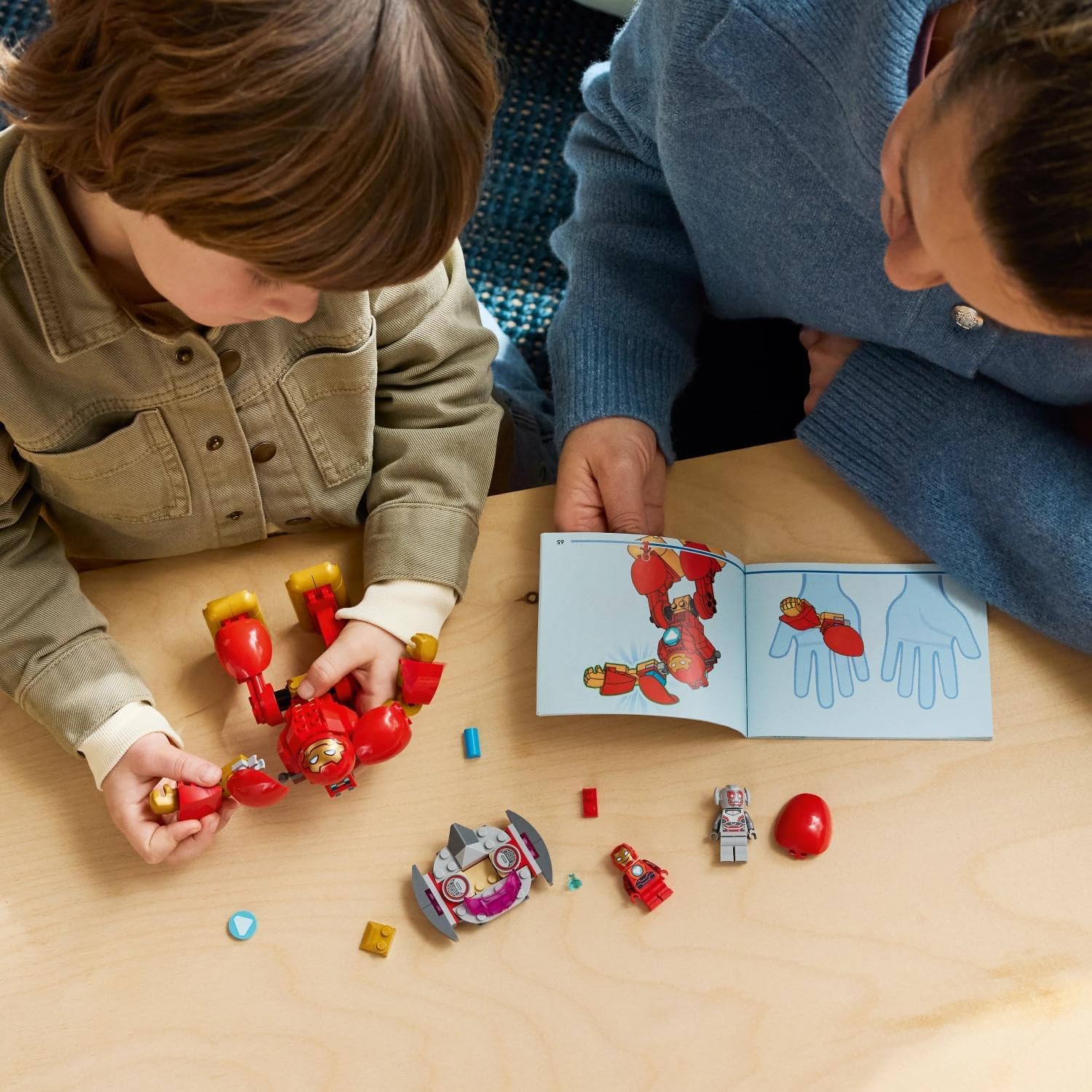LEGO Marvel Iron Man and His Amazing Friends: Ultron vs Iron Man Building Set, Age 4+ Years