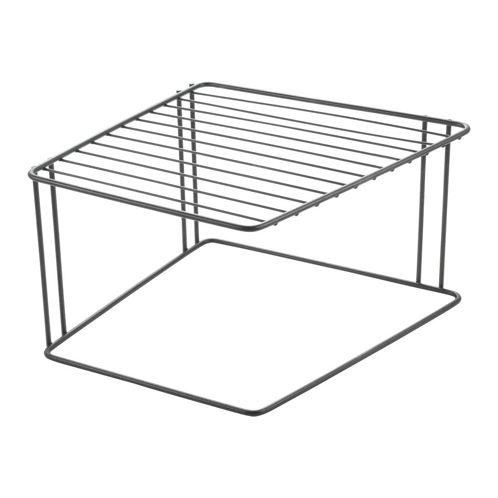 Metaltex Boxe Lava 1‑Tier Corner Shelf, Touch‑Therm Lava Coating