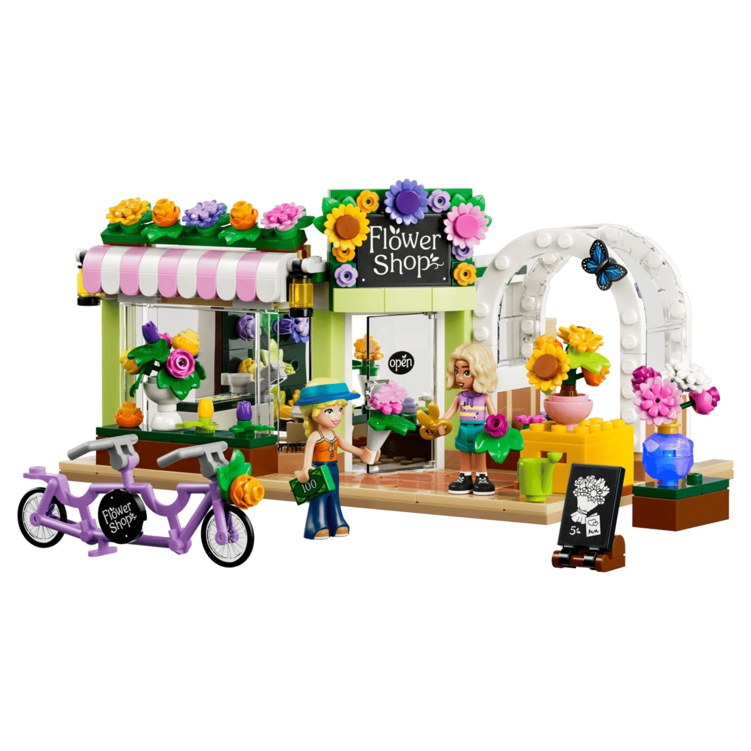 LEGO Friends 42693 Creative Flower Shop Building Toy Set, 377 Pieces for Girls Ages 6 Years and Above