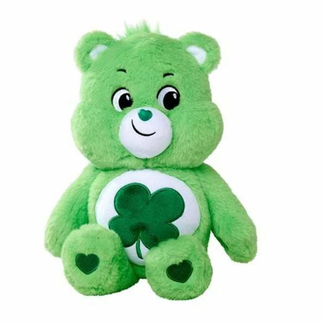 Care Bears Good Luck Bear Plush Toy, 35cm, Green
