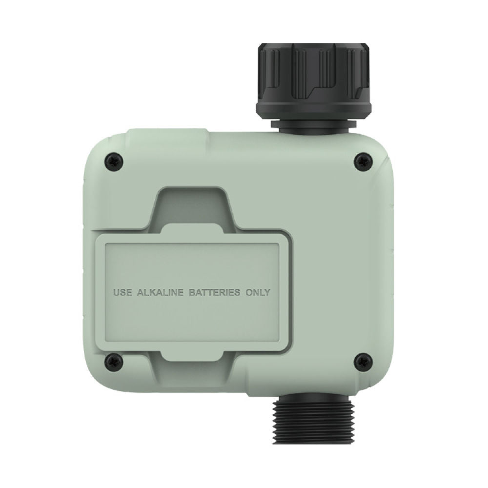 Digital Watering Timer, Battery-operated Programmable Garden Irrigation Timer with 3/4" Inlets Outlets for Garden Hose and Lawns