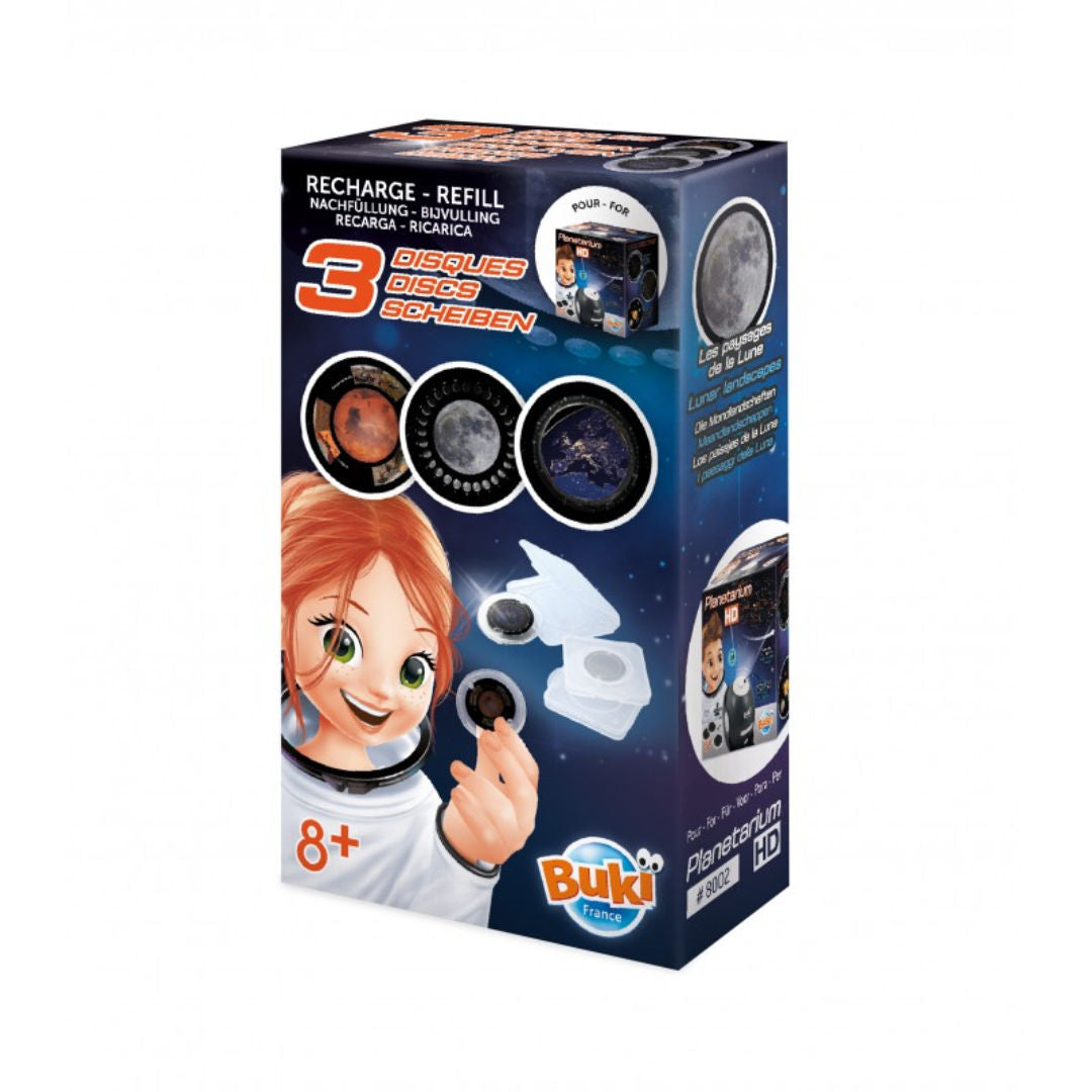 Buki France HD Planetarium Discs Set, (3.5 cm, Pack of 3)