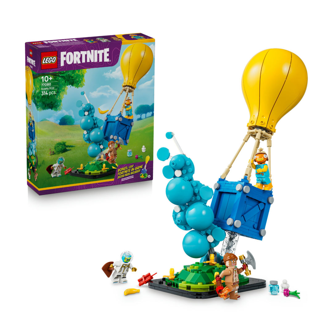 LEGO Fortnite Supply Drop Building Toy Set, For Age 10+ Years