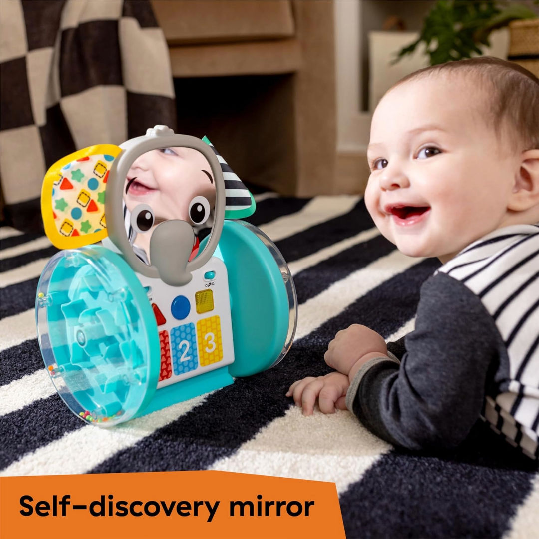 Baby Einstein Chase & Tap Earl Interactive Crawling Toy, 6 Months+