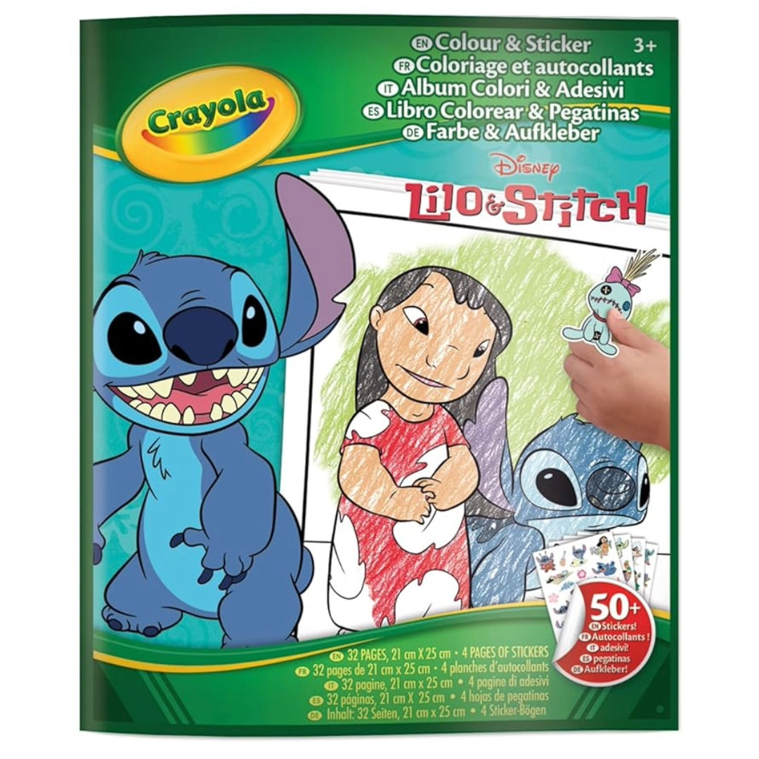 Crayola Disney Lilo&Stitch Colouring & Activity Pad, Paperback
