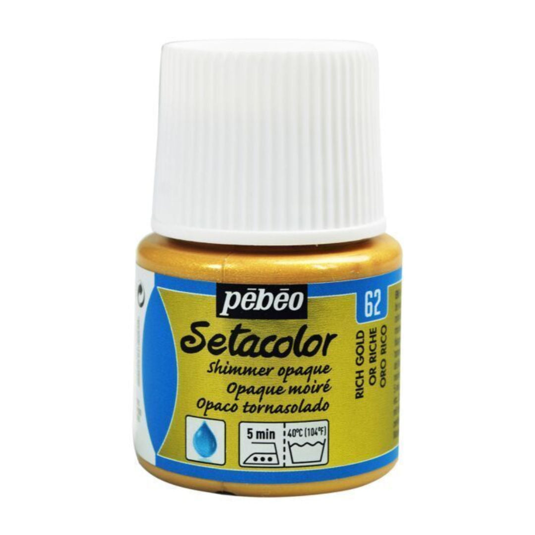 Pebeo Setacolor Opaque Shimmer, 45 ml