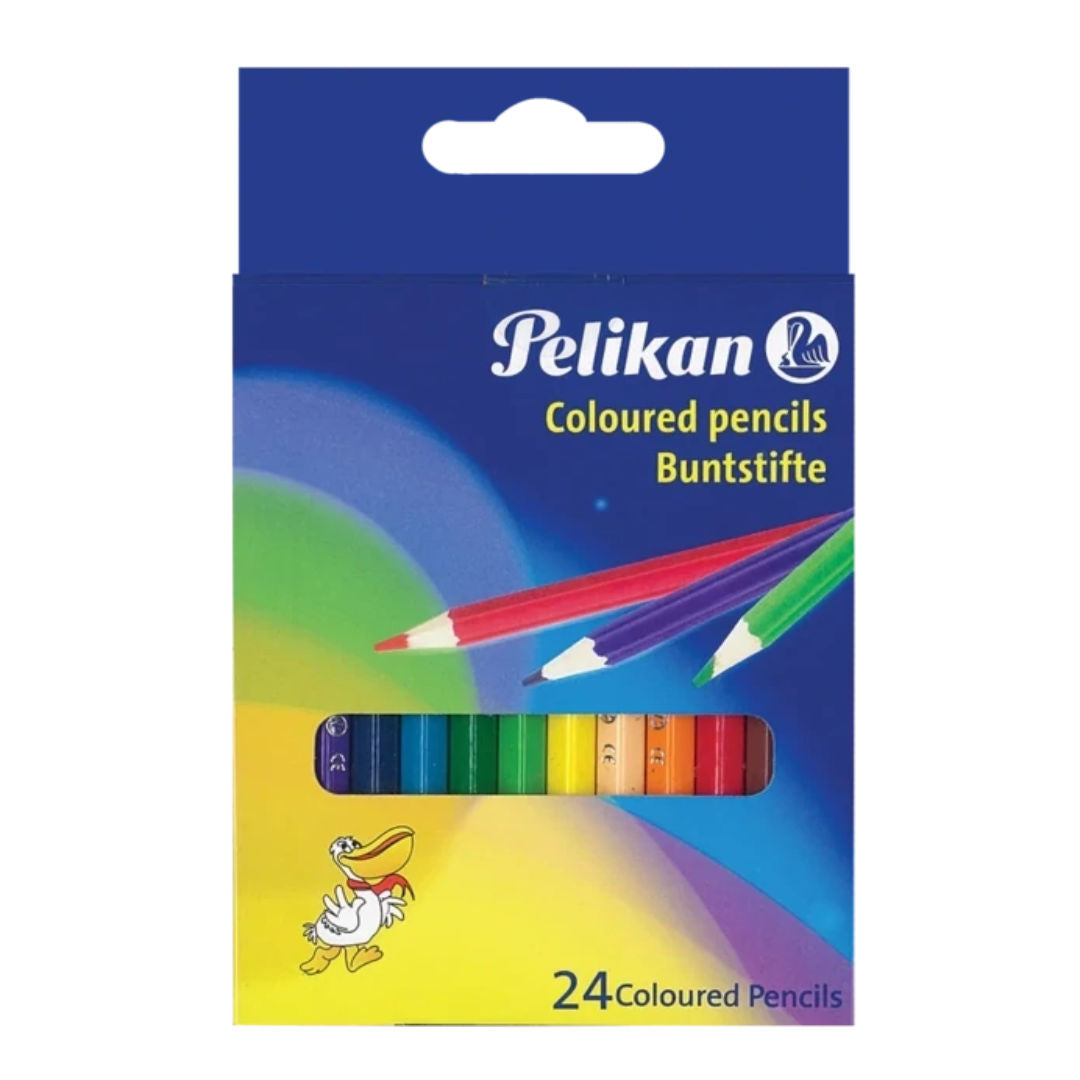 Pelikan Half-Size Colour Pencil Set, 24 Colours, 723734