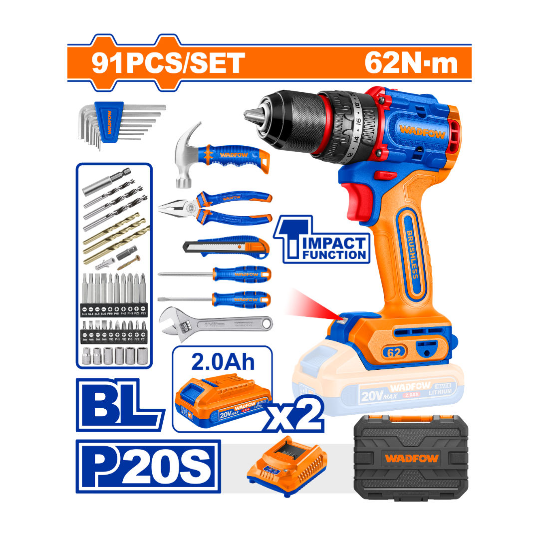 WADFOW 91-Pieces Tools Set