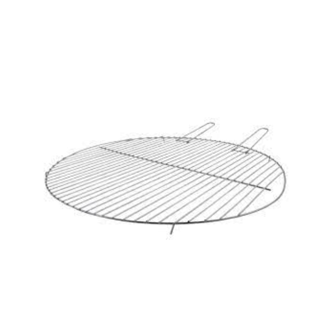 Chromed BBQ Grill Rack, Dia 47cm, with 2 Foldable Handles