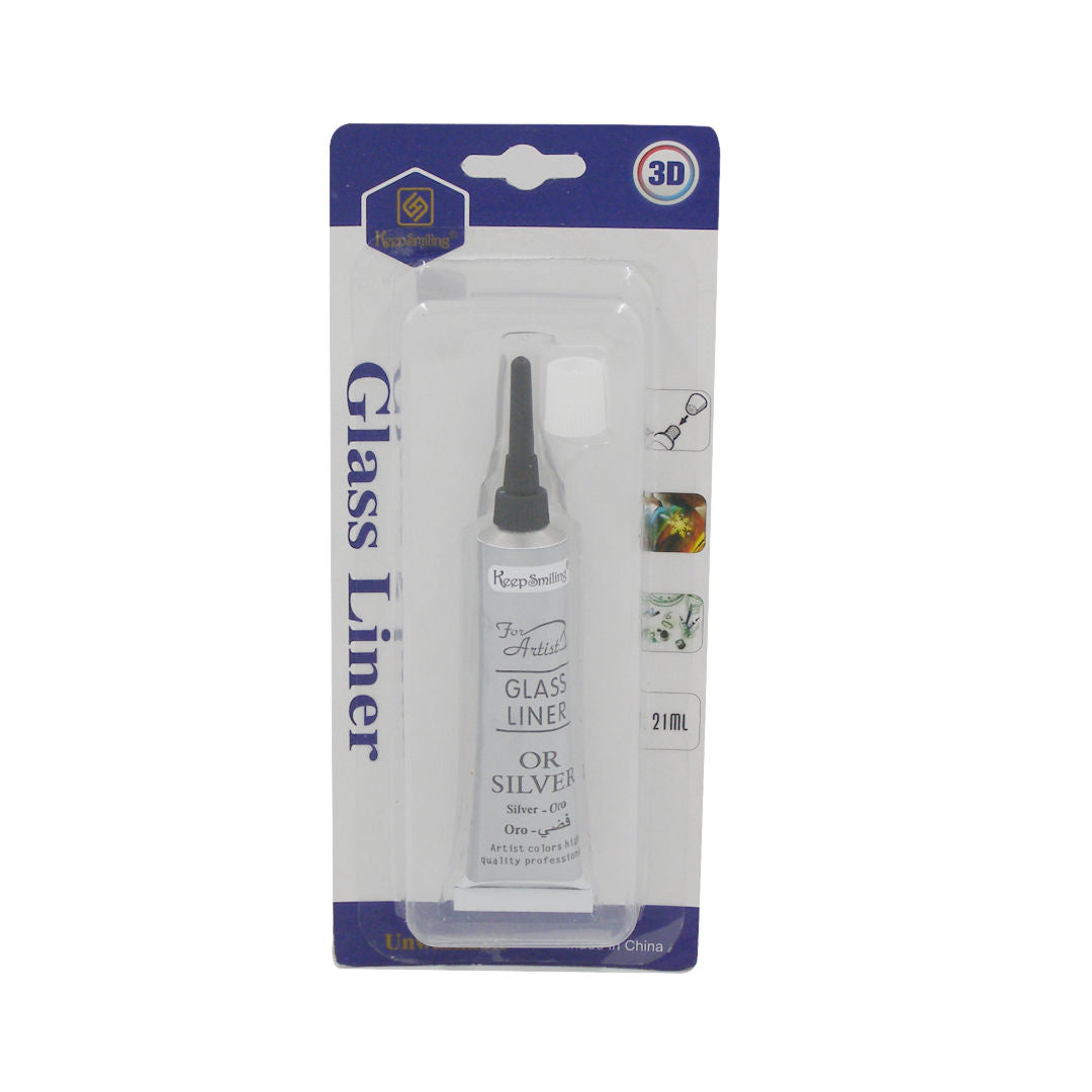 RSC Keep Smile 3D Glass Liner Black, 21ml