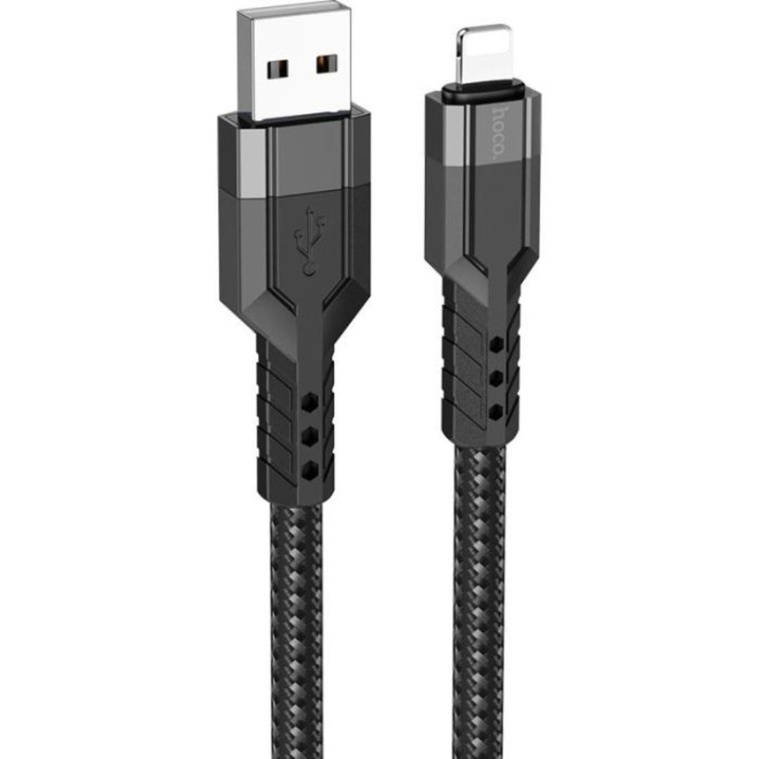 Hoco U110 USB-A to Lightning Charging Data Cable, 1.2m