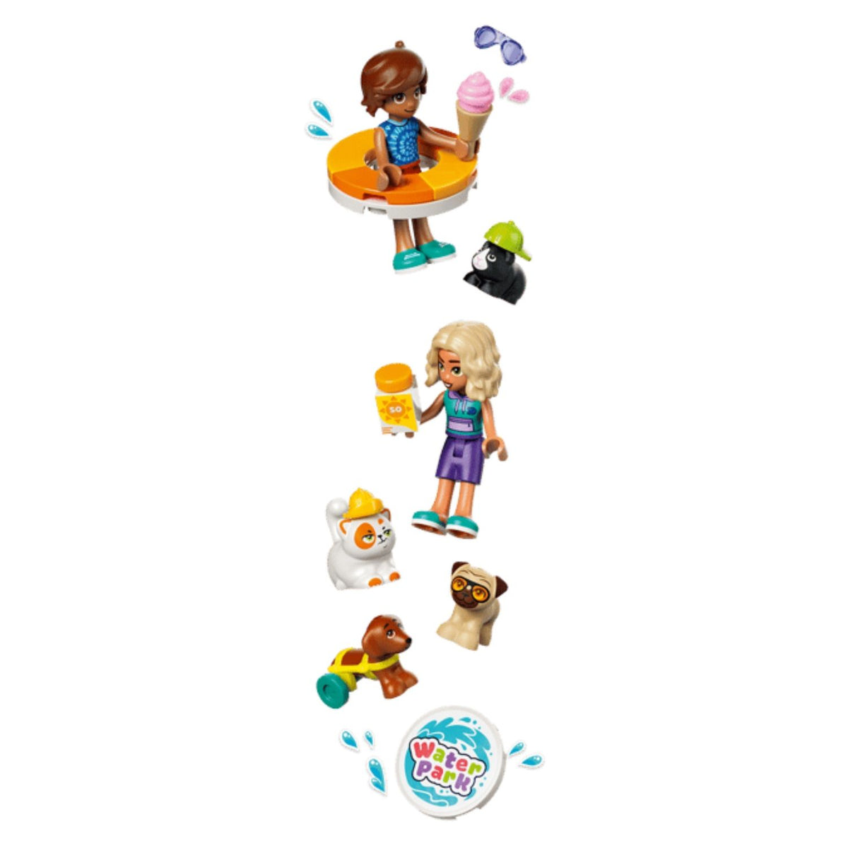 LEGO Friends 42676 Fun Water Park Day Building Toy Set, 278 Pieces for Girls Ages 6 Years and Above