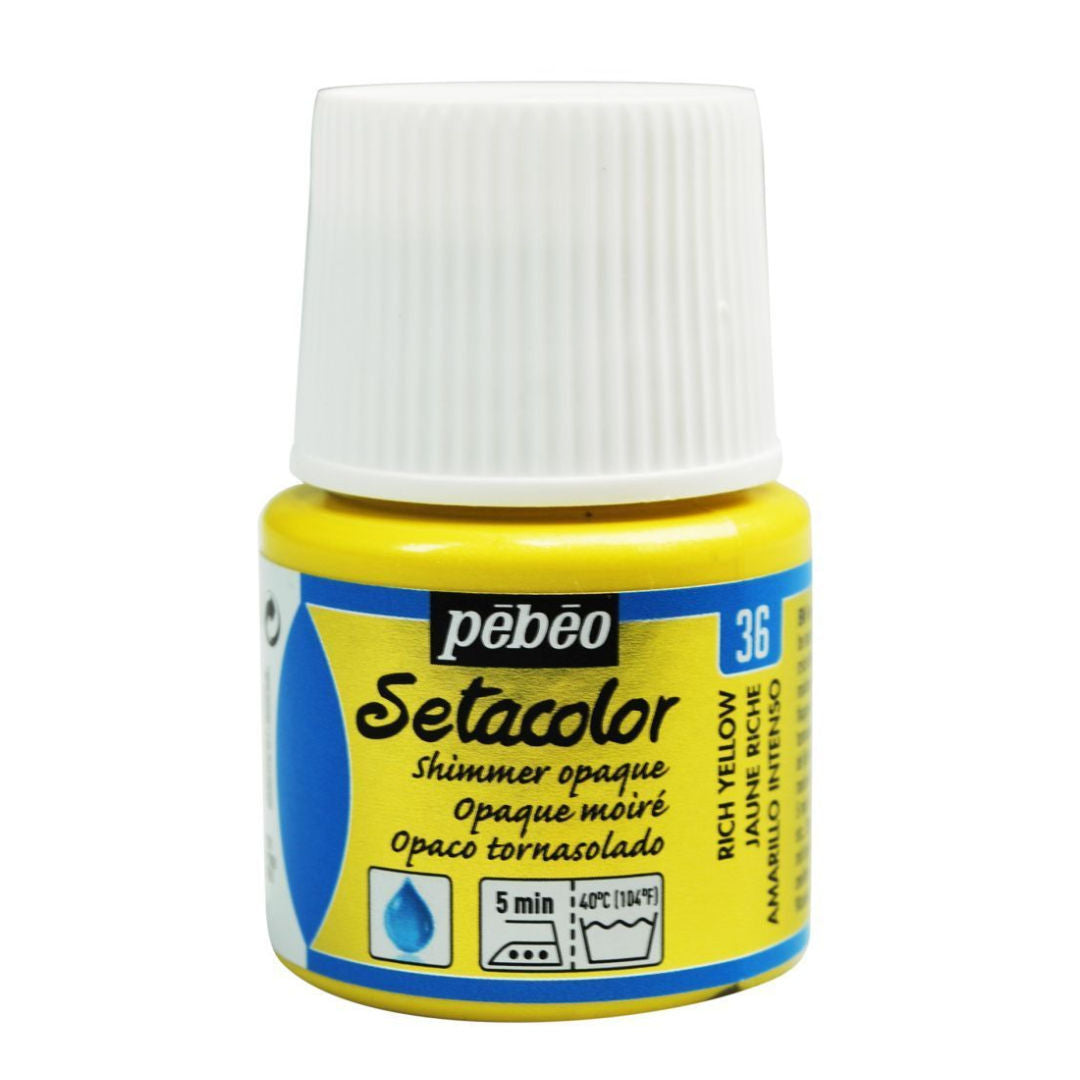 Pebeo Setacolor Opaque Shimmer, 45 ml