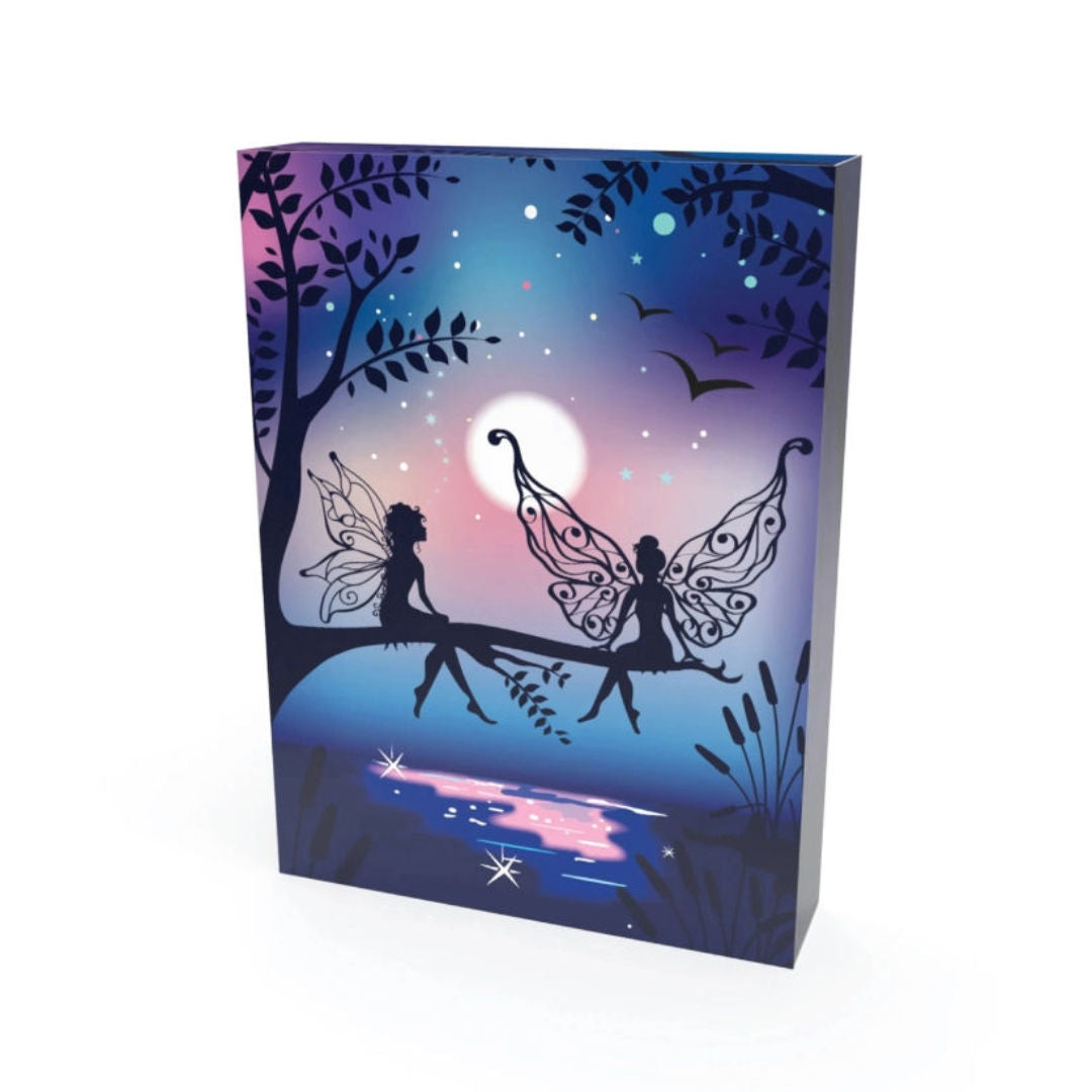 Box CanDIY Magical Forest Glow-in-the-Dark Dream Catcher Craft Kit 38 Pieces, 6+ years