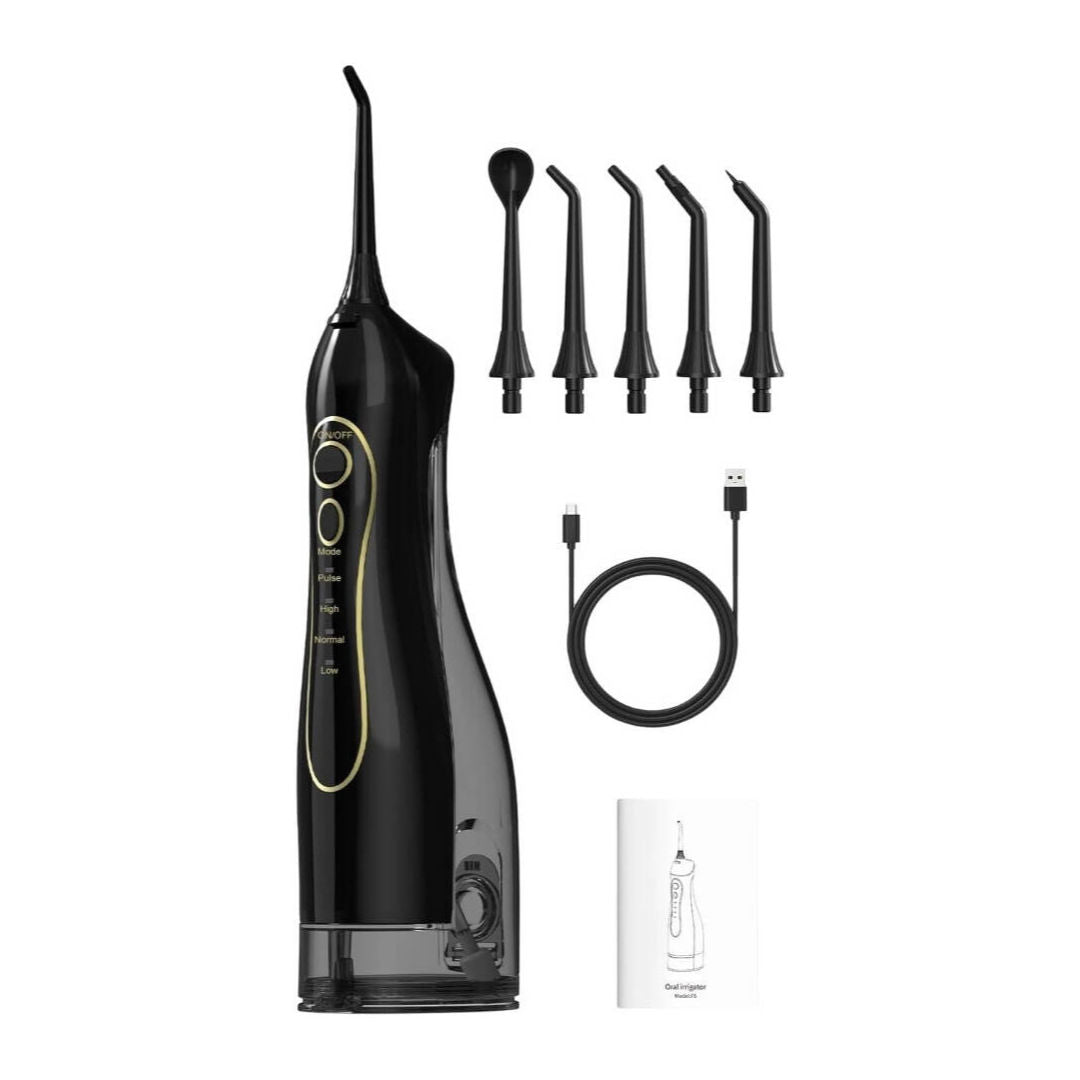 EPICARMA F5 Smart Oral Irrigator, Black,EA-FLSF5-BK