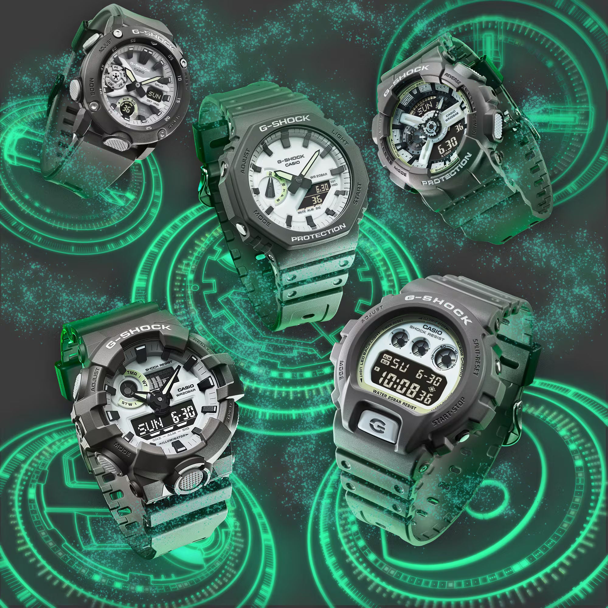 Casio G-SHOCK Analog Digital 110 Series Watch