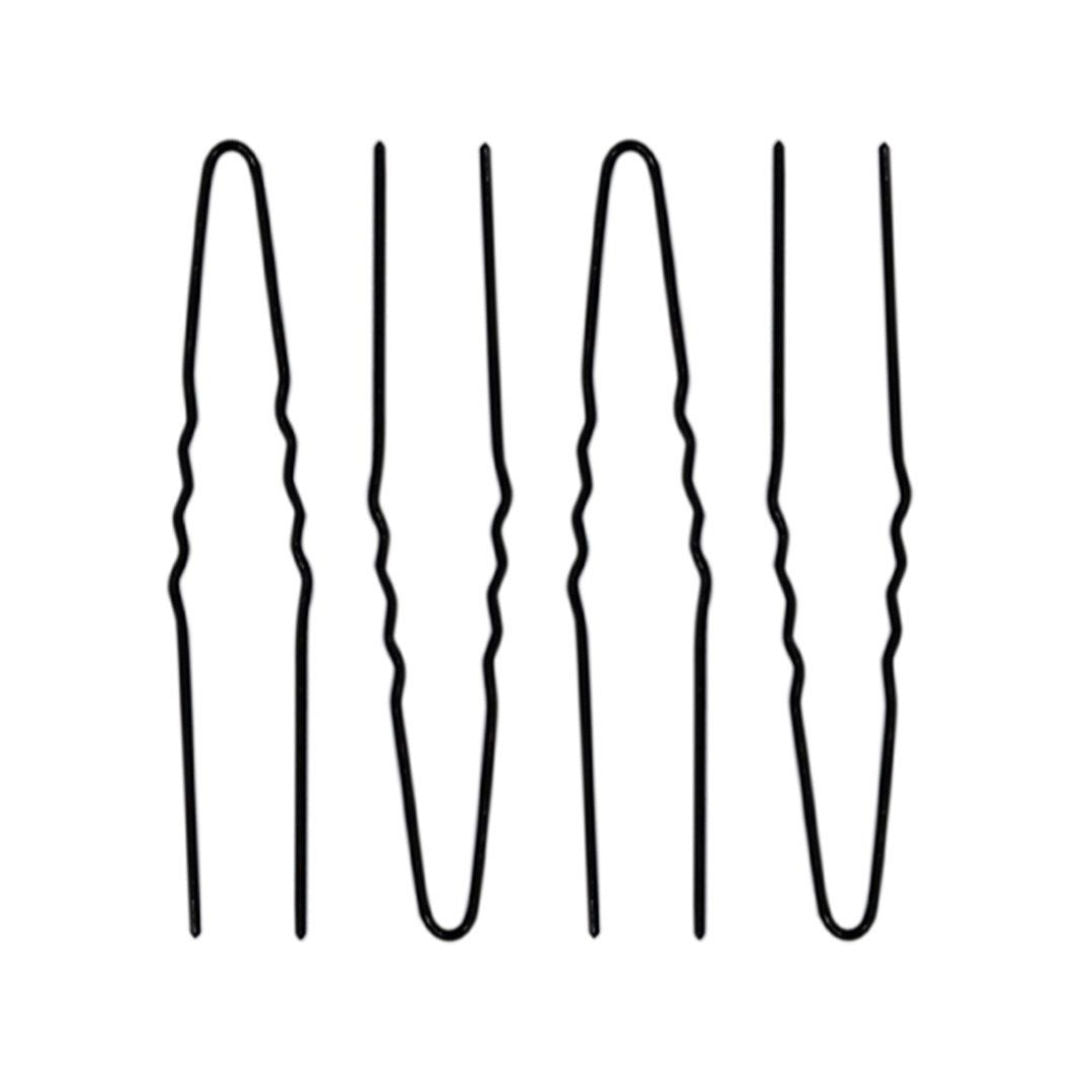 Locatelli Hair Pin Comune N.30, Waved Black, 500gm