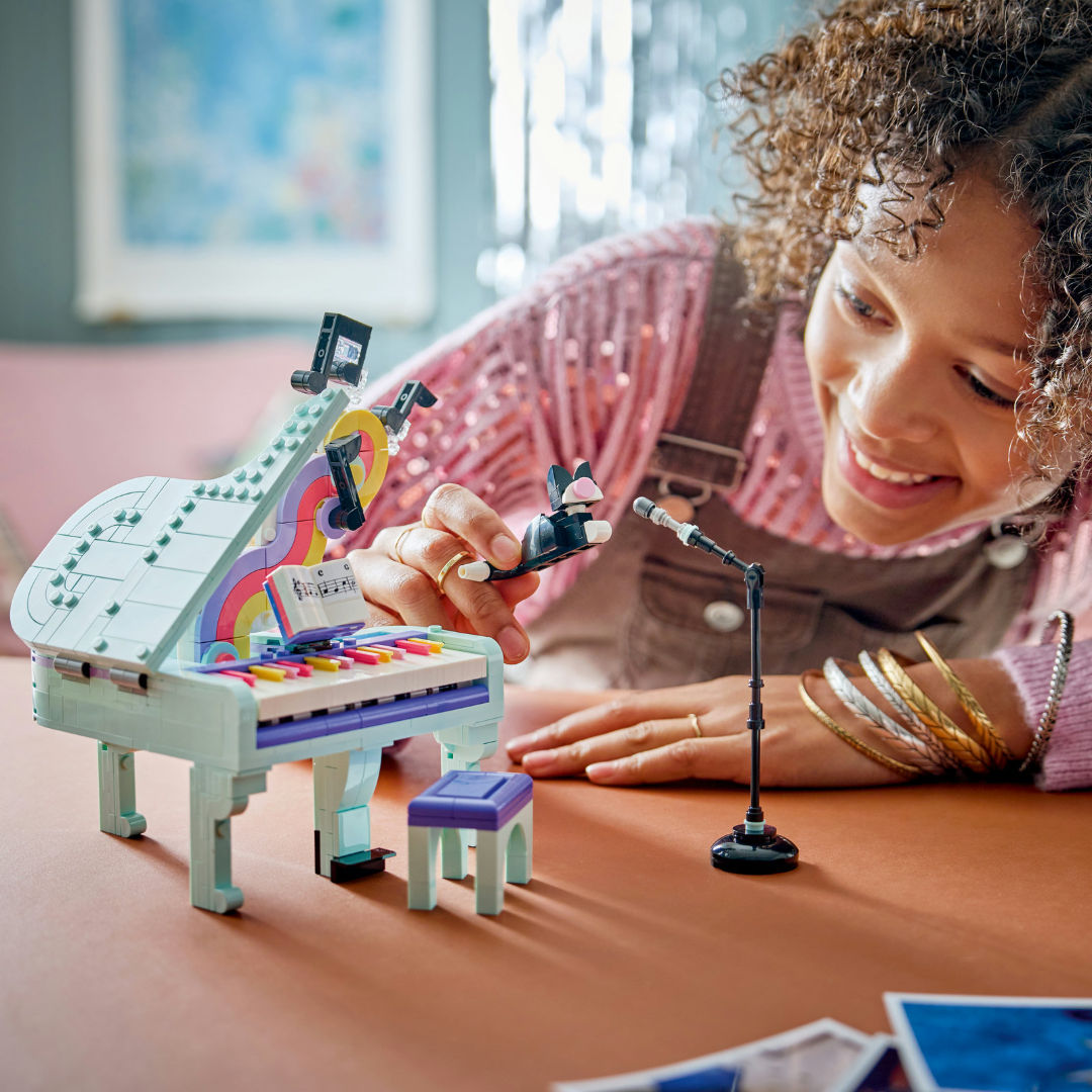 LEGO Creator 3-in-1 Music Decor Piano With Cat Building Toy Set, For Age 9+ Years