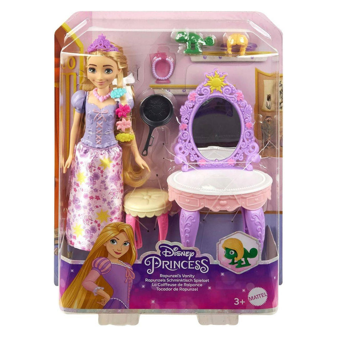 Disney Princess Tangled Rapunzel Vanity Doll & Accessories Set, For Age 3+ Years