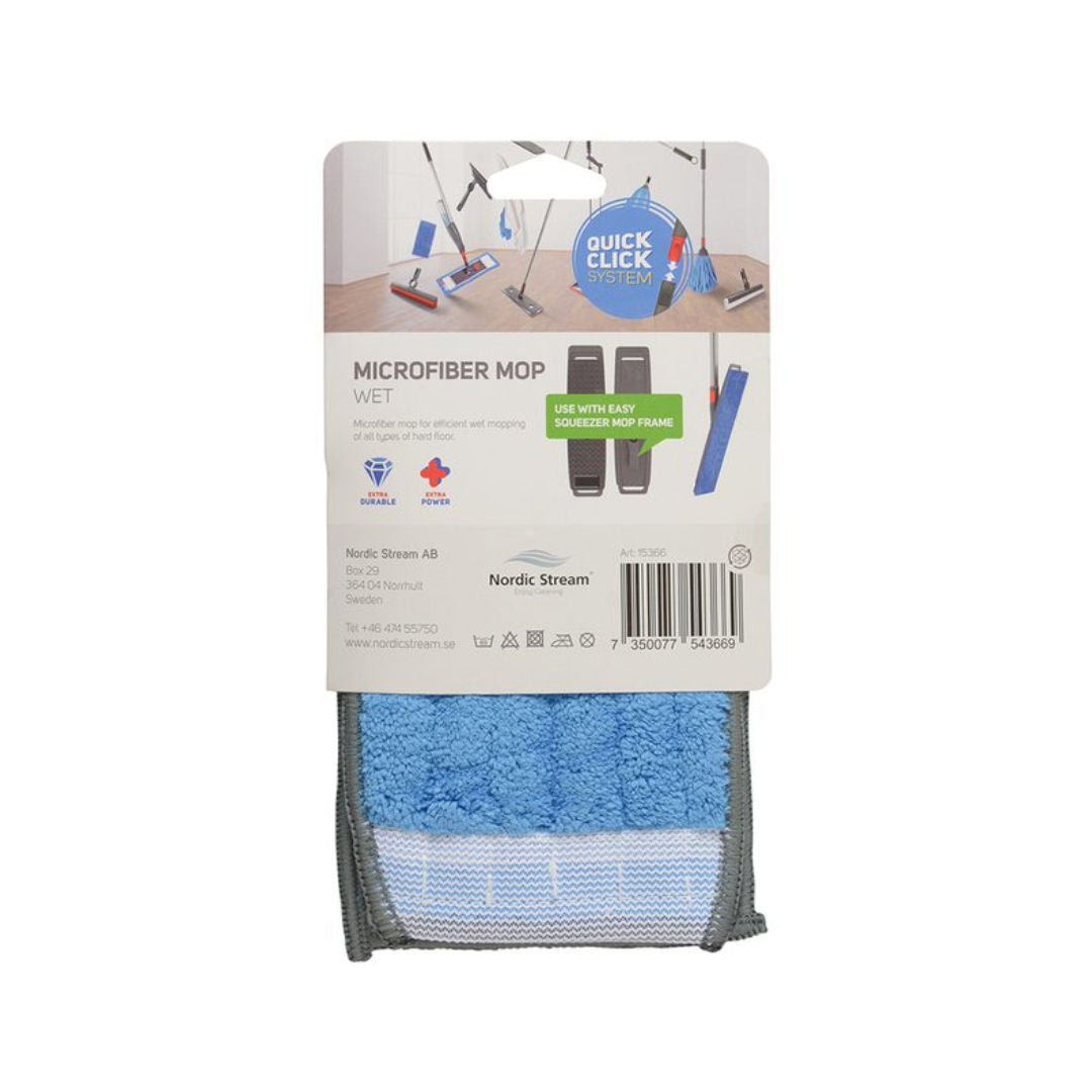 Nordic Easy Squeezer Refill Microfiber Mop Frame and Mop Kit