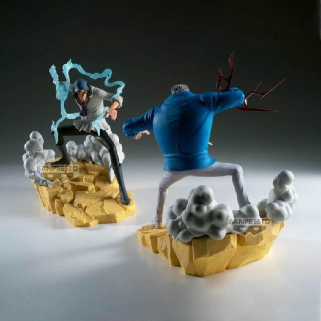Banpresto Senkozekkei One Piece Kuzan Aokiji Figure, 17cm