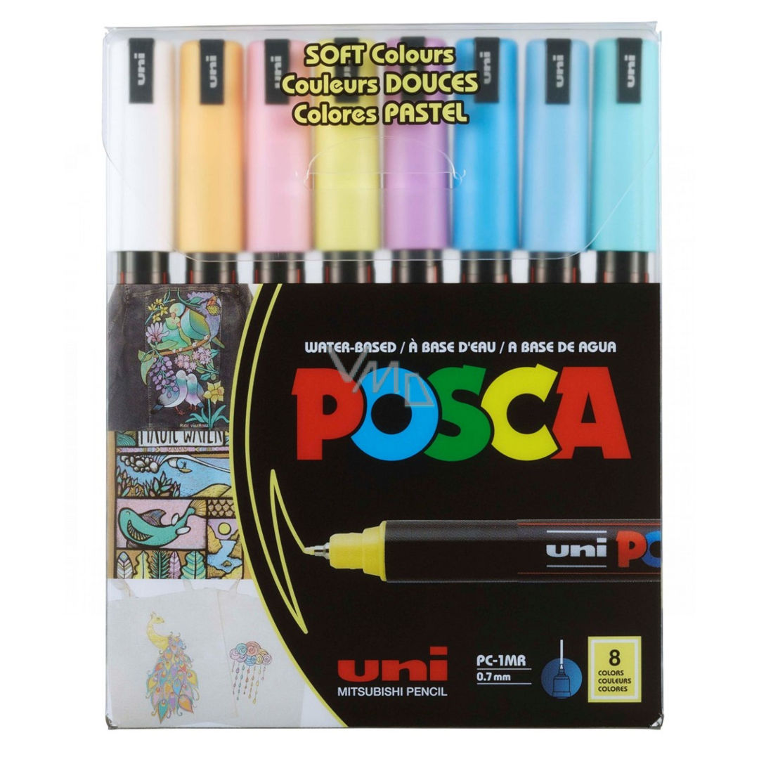 Uni-ball Posca Bullet Markers, 8 pieces