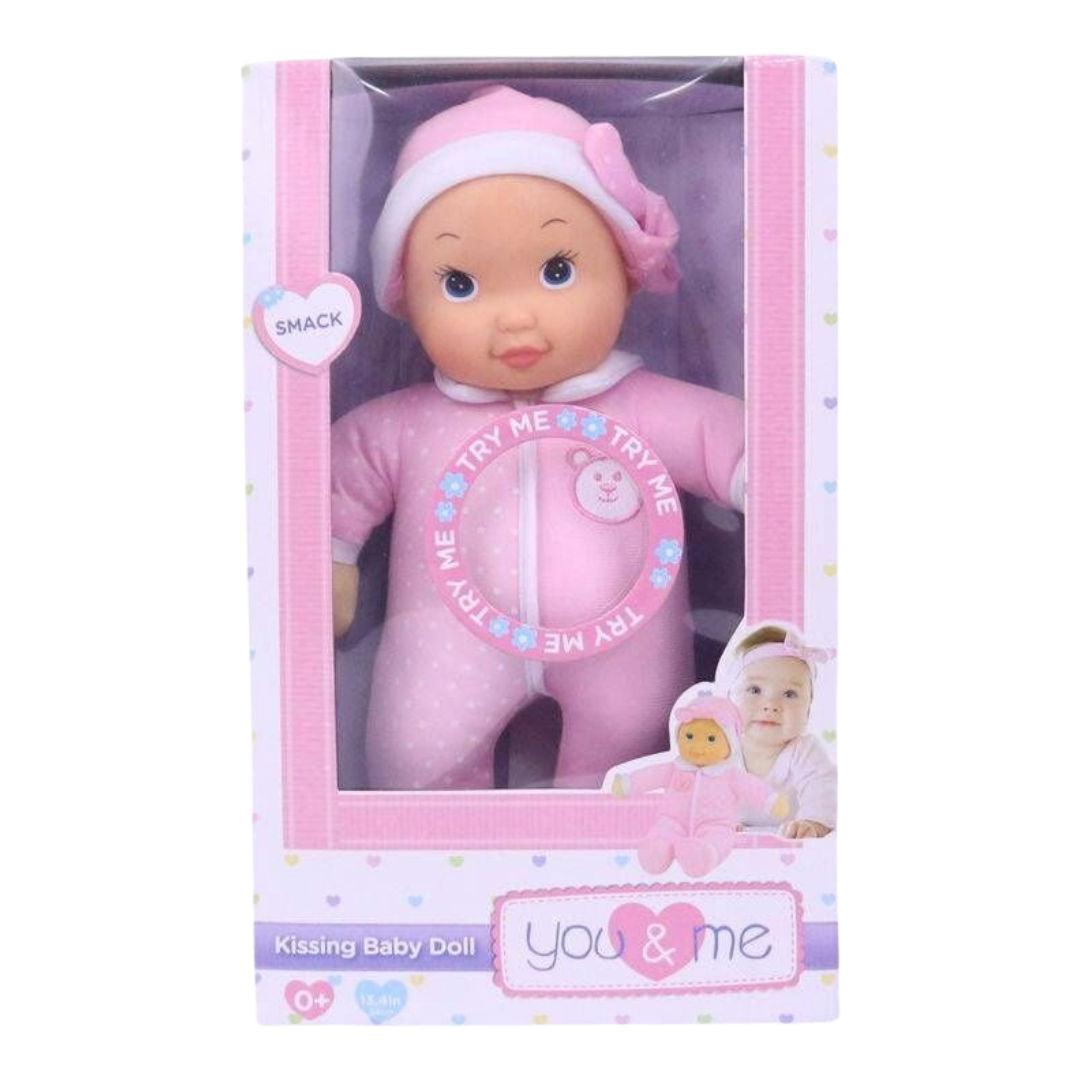 Bambolina My First Kissing Baby Doll, 34cm
