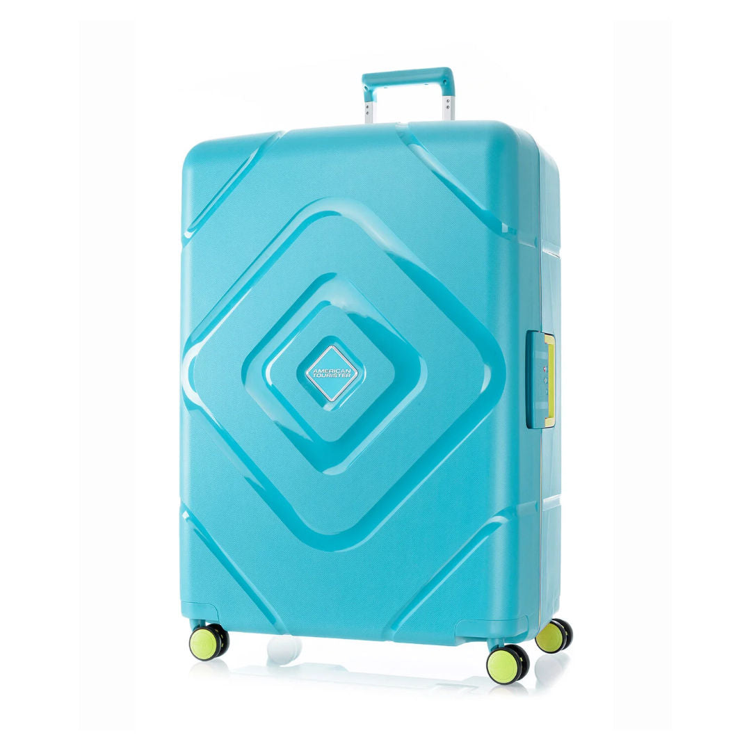 American Tourister Trigard Hard Luggage Trolley Bag, Scuba Blue
