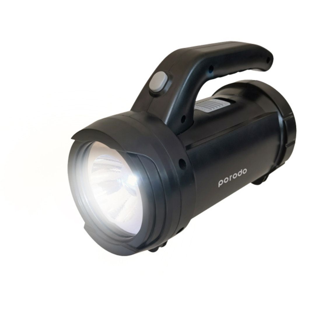 Porodo LifeStyle Outdoor 5W 18 in 1 Flashlight with Toolbox, Black Grey