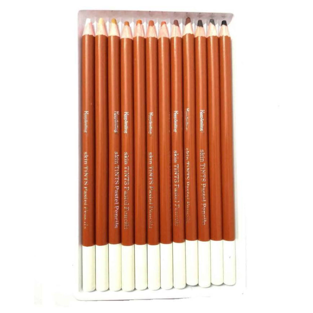 RSC Keep Smiling 12 Skin Tints Pastel Pencil Set, P21-138
