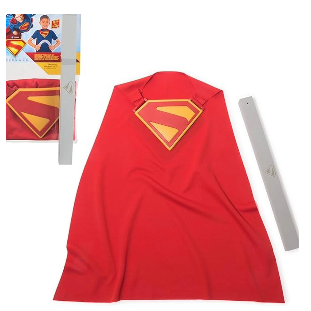 DC Superman Superman Power Cape Set, 2 Pieces, For Age 4+ Years