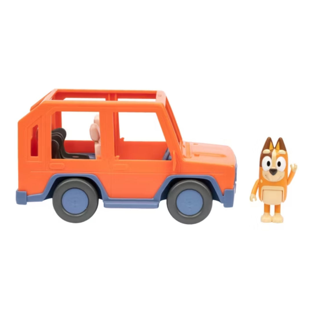 Bluey Series 11 Heeler Family Road Trip 4WD Vehicle Playset 2 Pieces, 3+ years