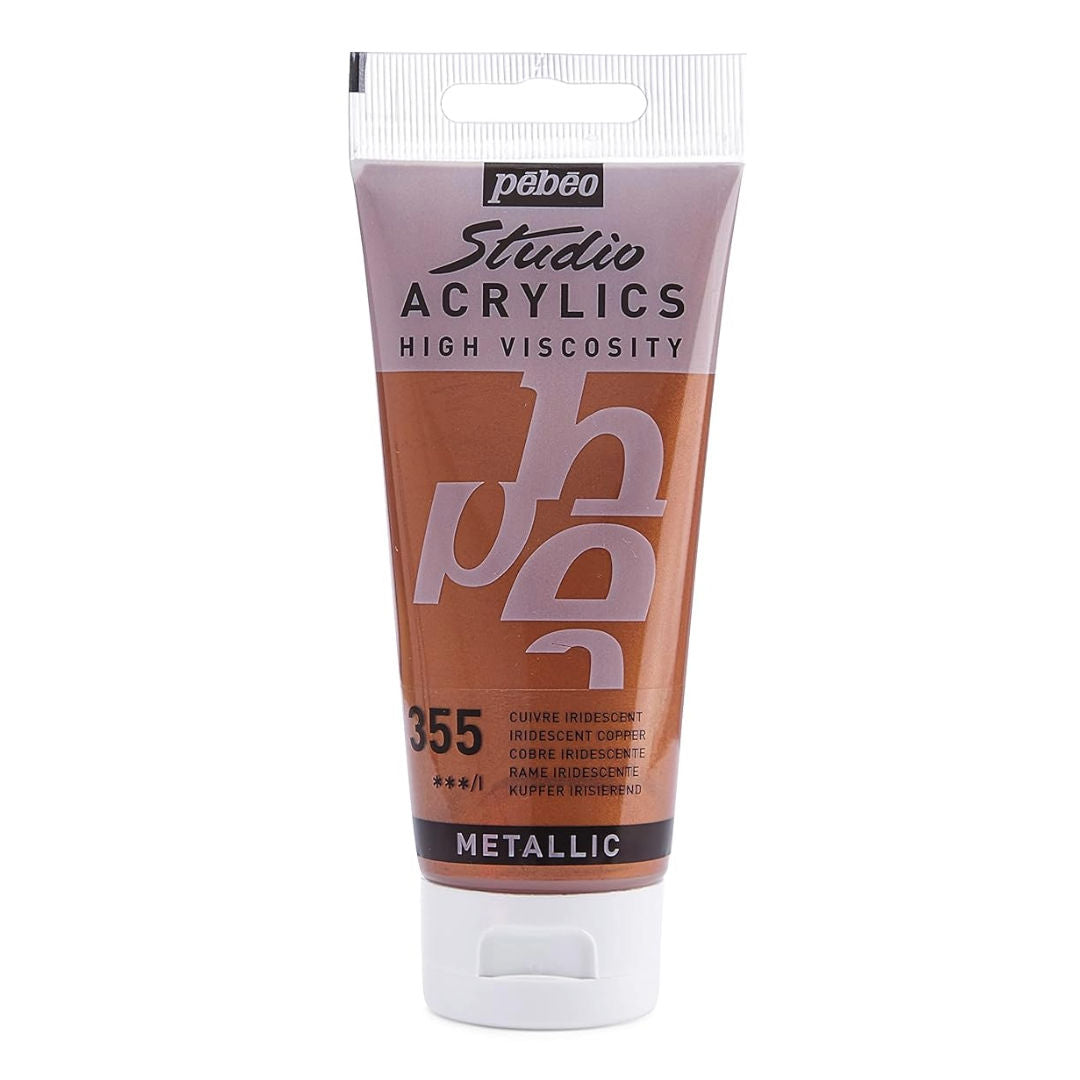 Pebeo Metallic Acrylic Paint, 100 ml